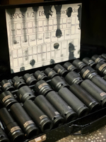 Набор головок ударных 1/2" - мм 35 пр. (8-32 мм) в кейсе