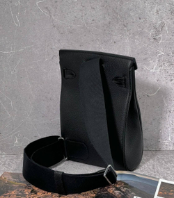 Сумка-слинг Hermes вставка из кожи крокодила