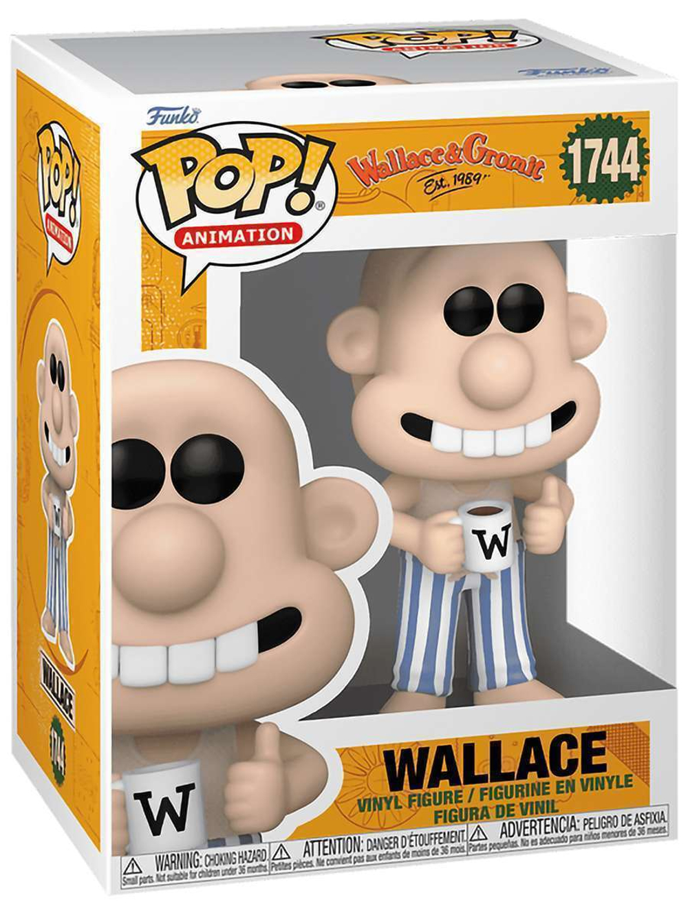 Фигурка Funko POP! Movies Wallace & Gromit Wallace (in Pajamas) (1744) 79780