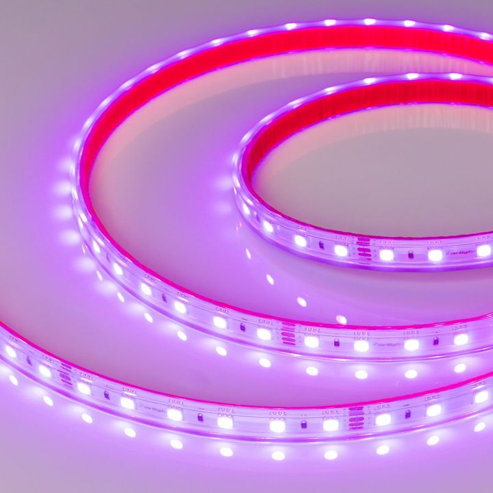 Светодиодная влагозащищенная лента Arlight 14,4W/m 60LED/m 5060SMD разноцветная 50M RTW-PS-B60-12mm 24V RGB 024587(2)