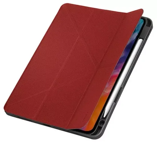 Чехол Uniq для iPad Air 10.9 (2020) Transforma Rigor Anti-microbial с отсеком для стилуса (Красный)