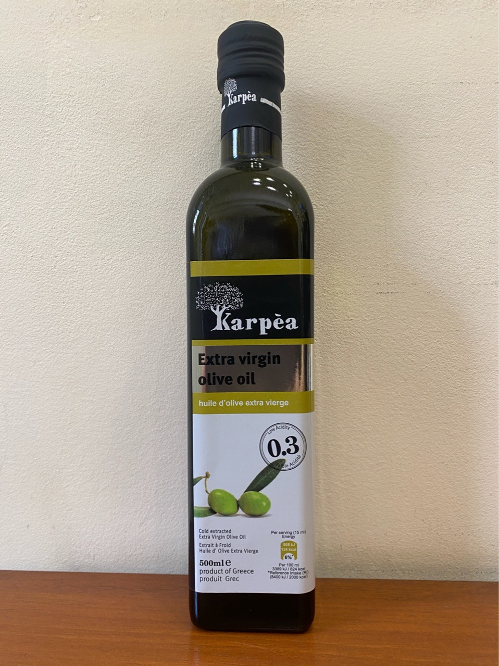 Оливковое масло Karpea 0.3 Extra Virgin 0,5 л, Греция