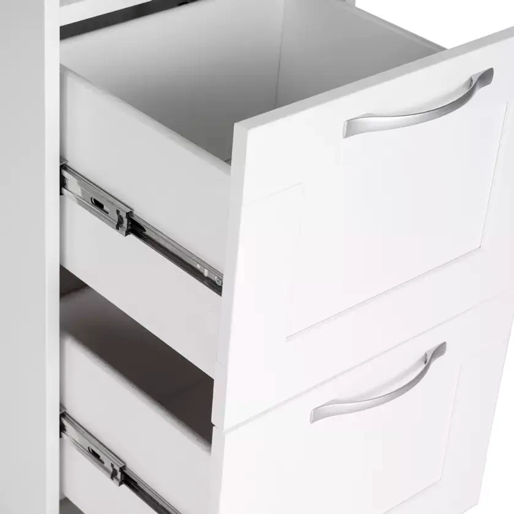 Сириус Стеллаж 2 ящика 390х350х1900 Белый