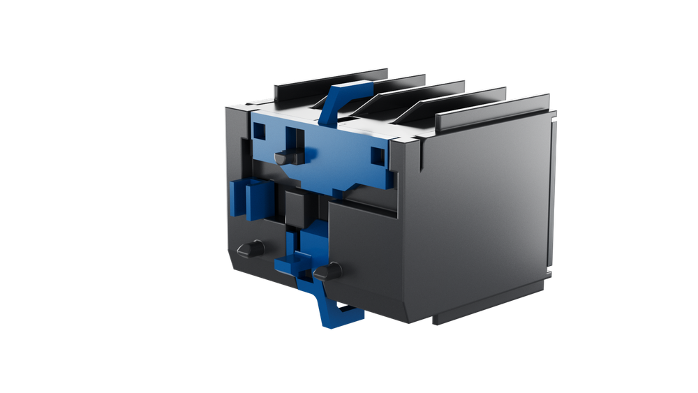 Блок всп. контактов Prompower PLA1KN22 серии Pulse, фронт. монтажа для серии PLC1-K, 2НО+2НЗ