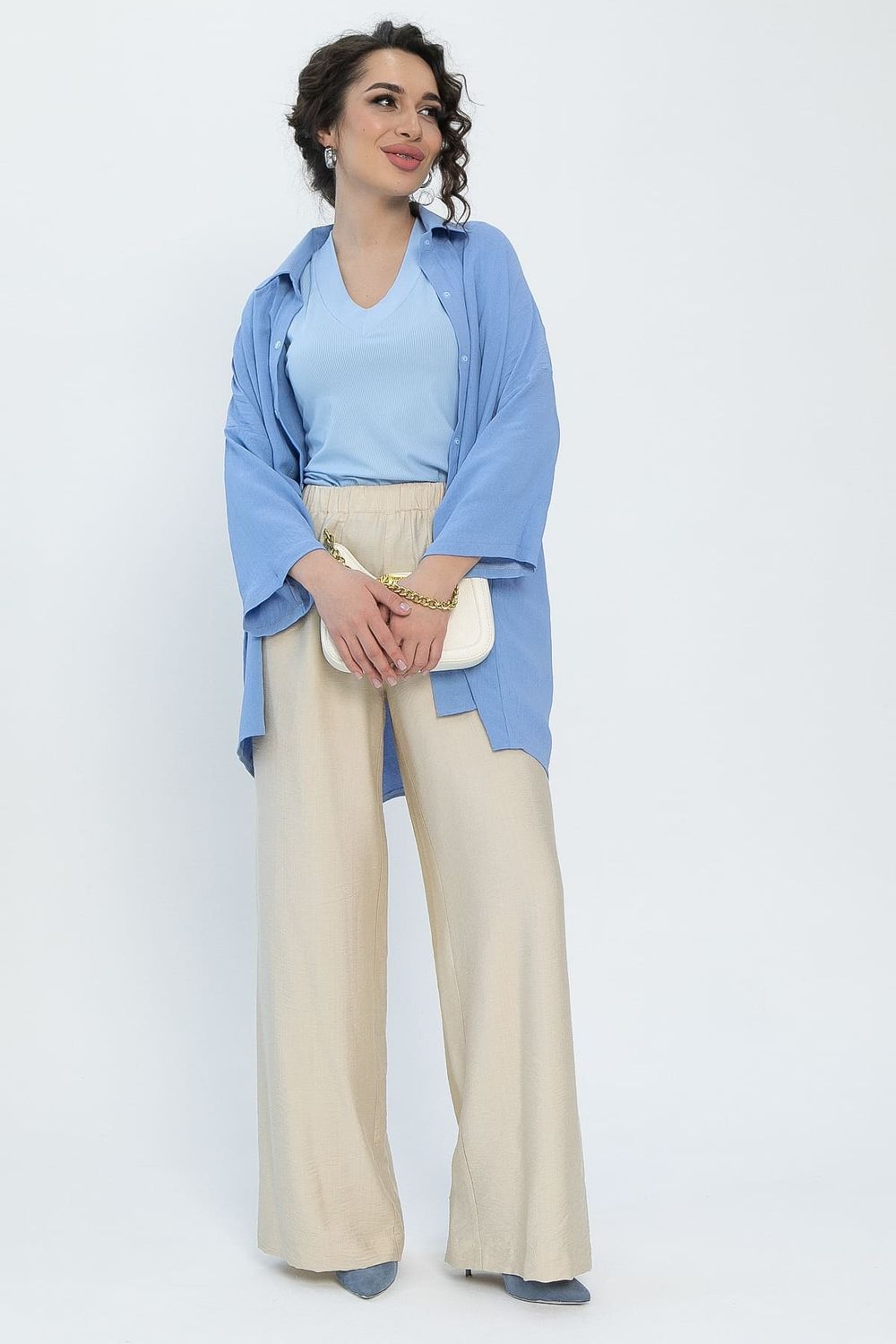 Костюм Яркие планы (бежево-красный) К13591-30М LT Collection