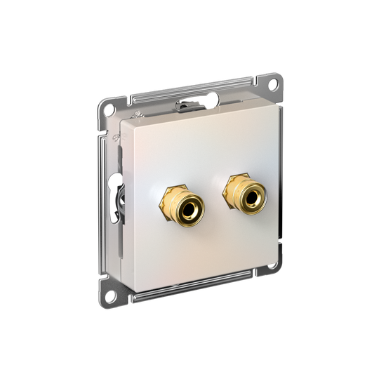 Розетка аудио 2-м AtlasDesign жемчуж. SE ATN000487