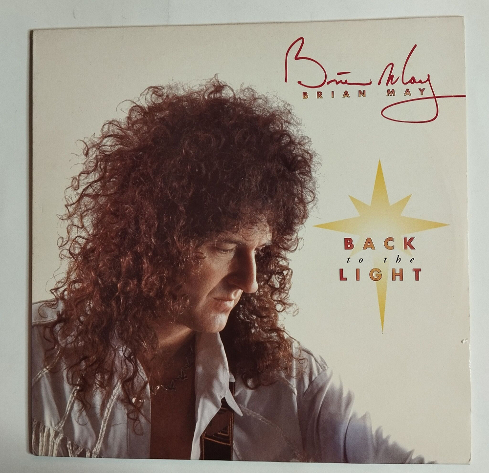 Винтажная виниловая пластинка LP Brian May Back To The Light (Spain 1992)