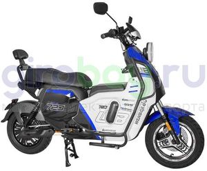 Электроскутер WENBOX U7 1500W (60V/30Ah) - Синий фото №6