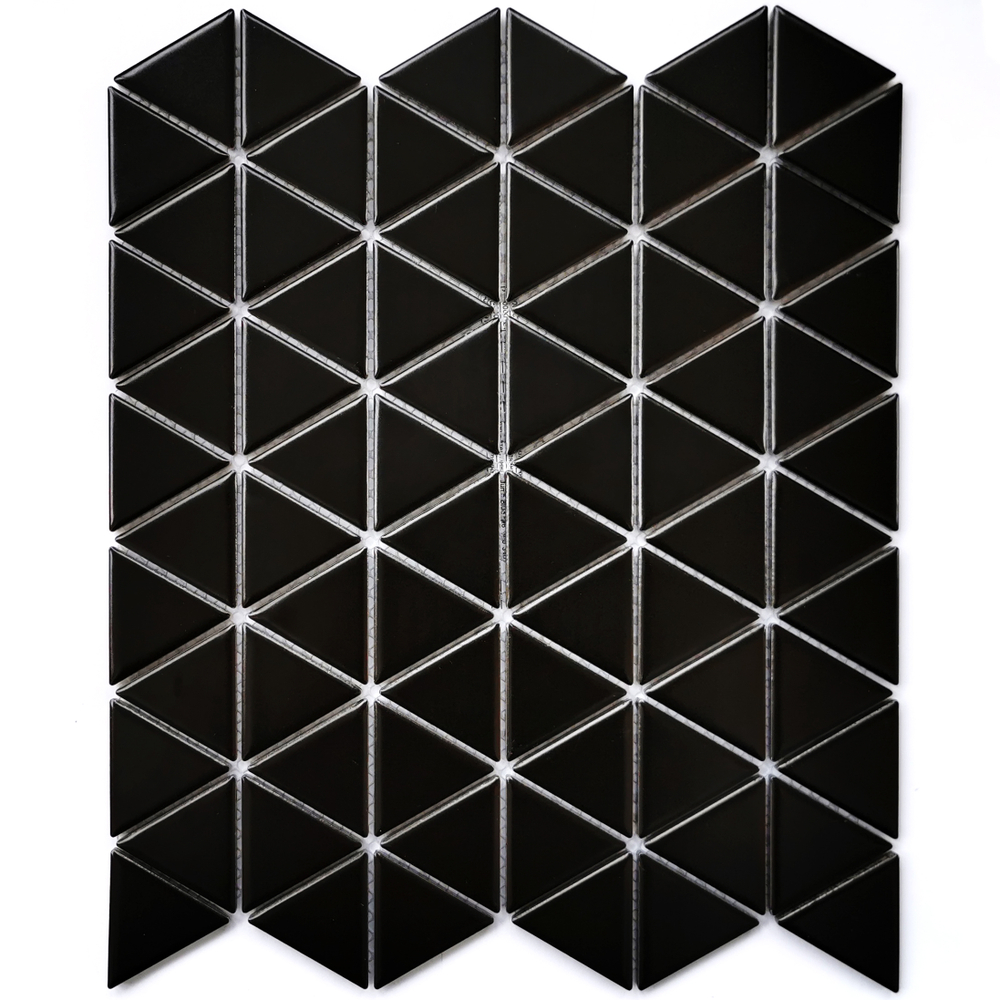 Мозаика из керамогранита Reno Black matt (39х45) 291х252х6 мм