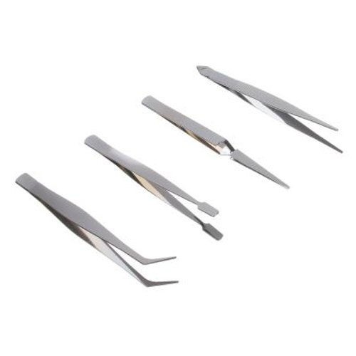 Набор пинцетов Рокот, 4пр., нерж.сталь