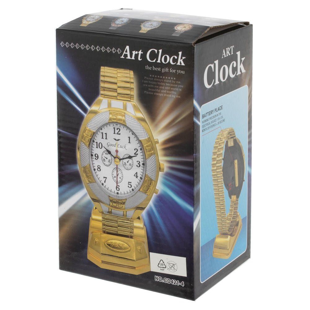 GAEM Часы настольные декоративные (1xAA н/п), L8,5 W10 H19,5 см