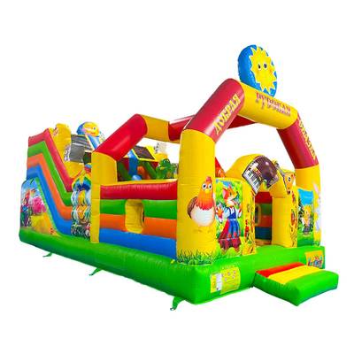 Коммерческий надувной батут «Добрая русская сказка 3», 8*4*5 м.