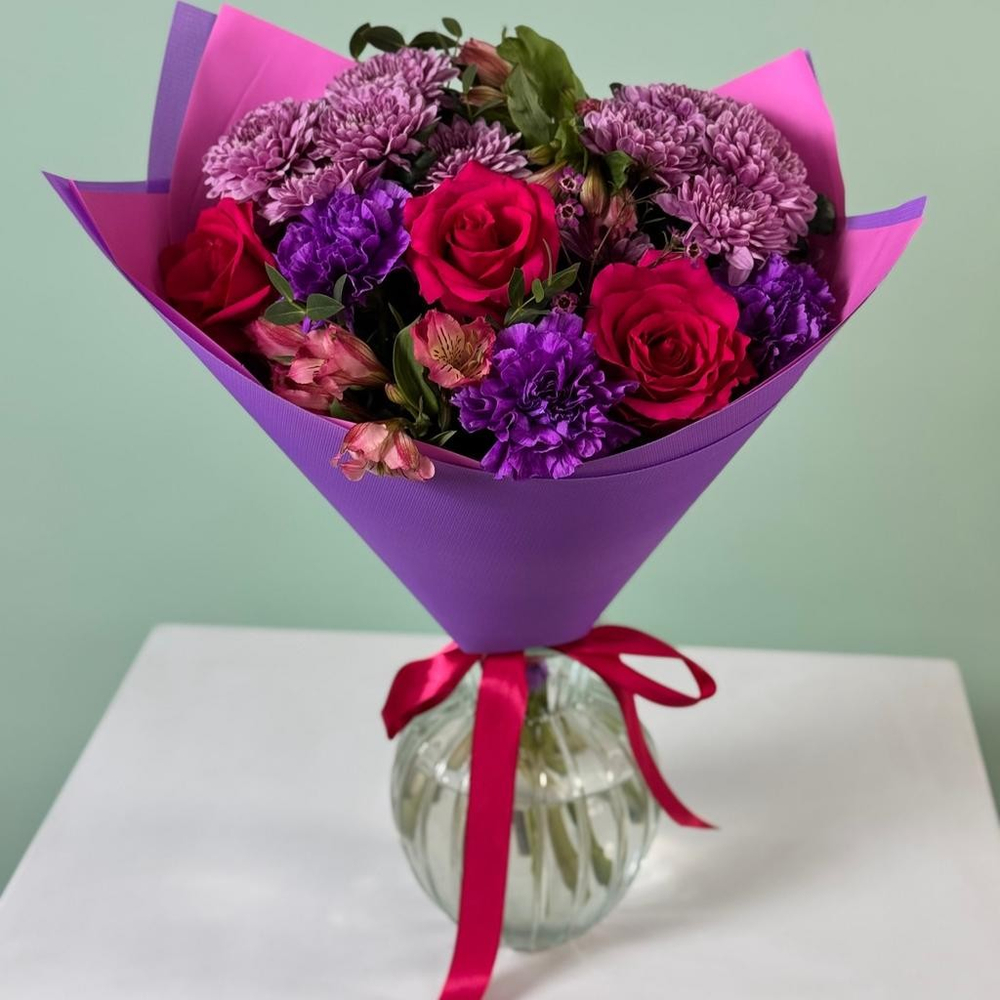 С18103 БУКЕТ "СИРЕНЕВЫЙ ЗАКАТ"