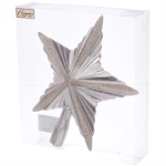 Верхушка на ёлку SHINE «Holiday» 20 см,light champagne