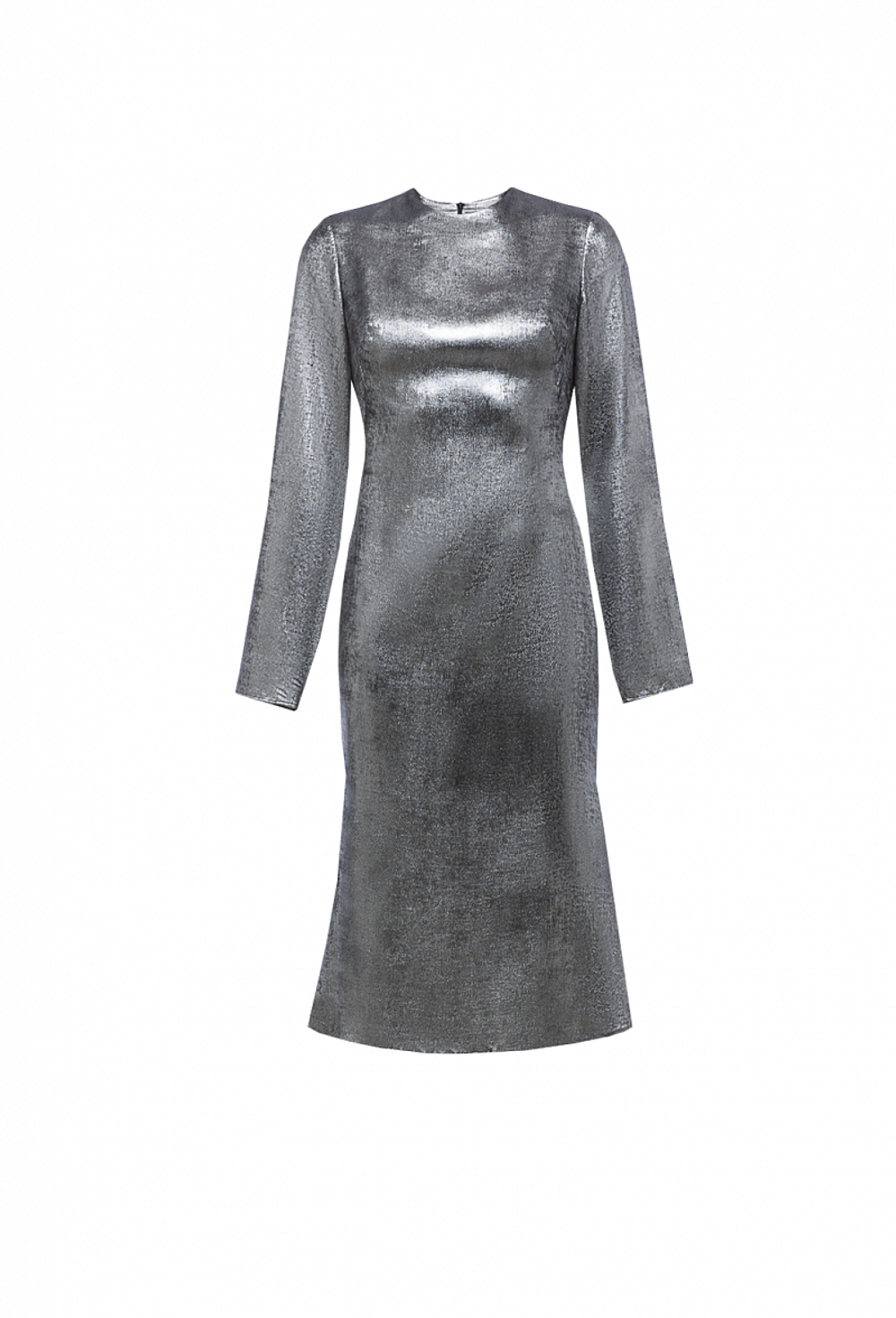 Платье из тонкого металлизированного крепа 07-03-23 FW