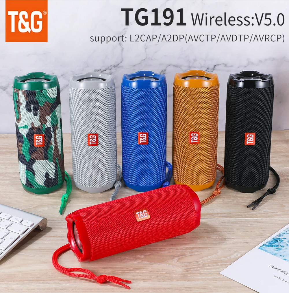 Беспроводная колонка TG-191 (10W/TF/FM/USB)