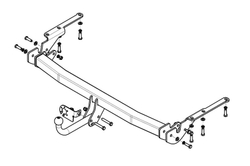 Фаркоп AvtoS TY 22 для Toyota RAV4, кроме удлиненной 2009-2013 (паспорт и сертификат в комплекте)(без электрики)