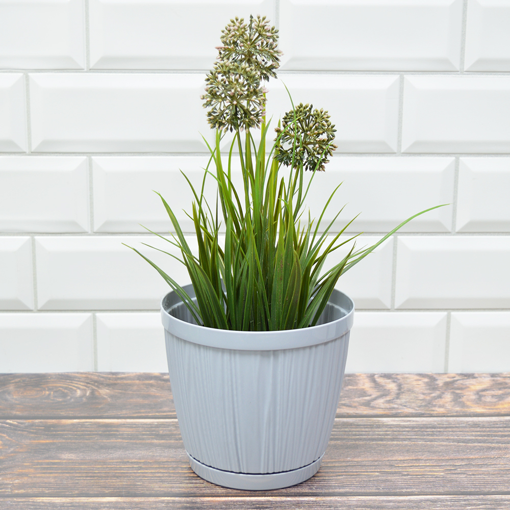 Горшок цветочный Barcelona 1,8л D155мм, утренний туман