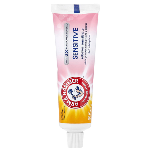 Arm & Hammer, зубная паста против кариеса с фторидом, для чувствительной кожи, освежающая мята, 127 г (4,5 унции)