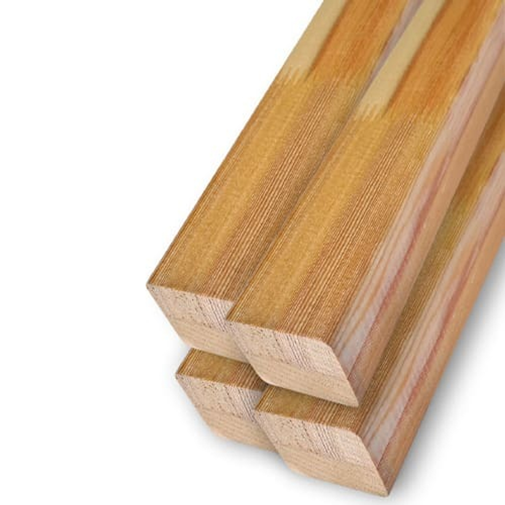 Упаковка клееного бруска из лиственницы 40x40x1500 мм 8 штук