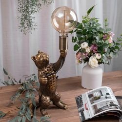 Настольная лампа Кот Мэдисон Бронза