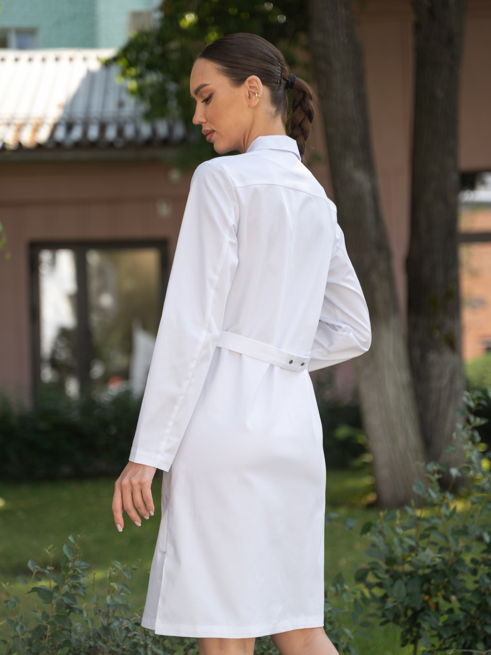 Халат медицинский женский | Х-203 кб тередо стретч