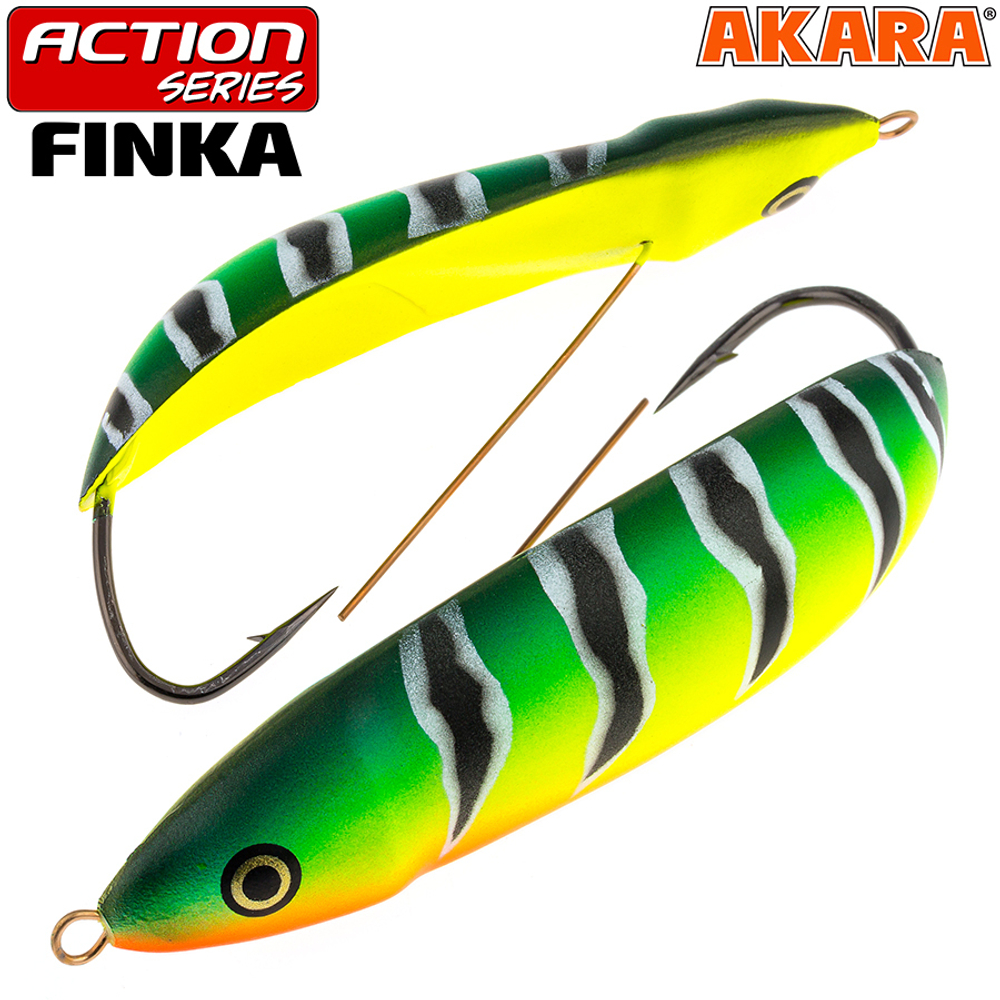 Блесна колебалка незацепляйка Akara Action Series Finka 50S 6 гр. A107