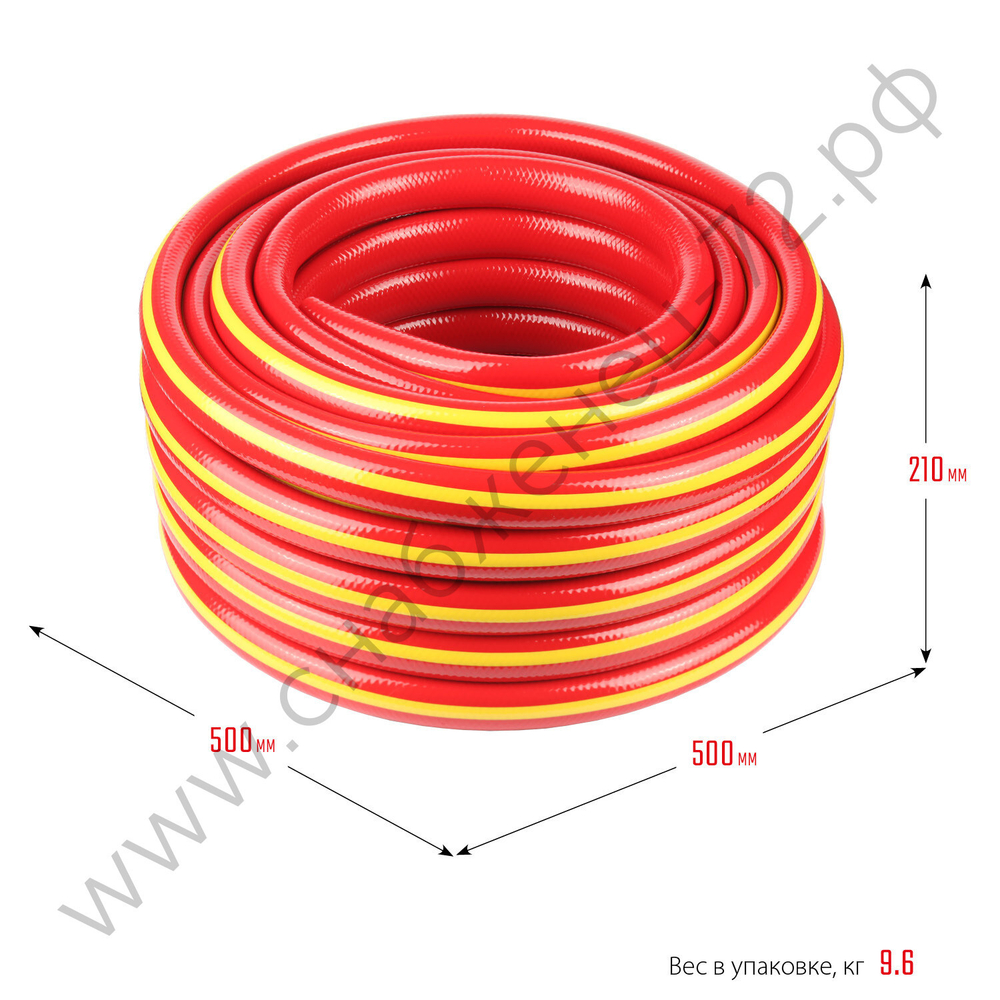 GRINDA EXPERT 3, 1″, 25 м, 25 атм, трёхслойный, армированный, поливочный шланг, PROLine (8-429005-1-25)