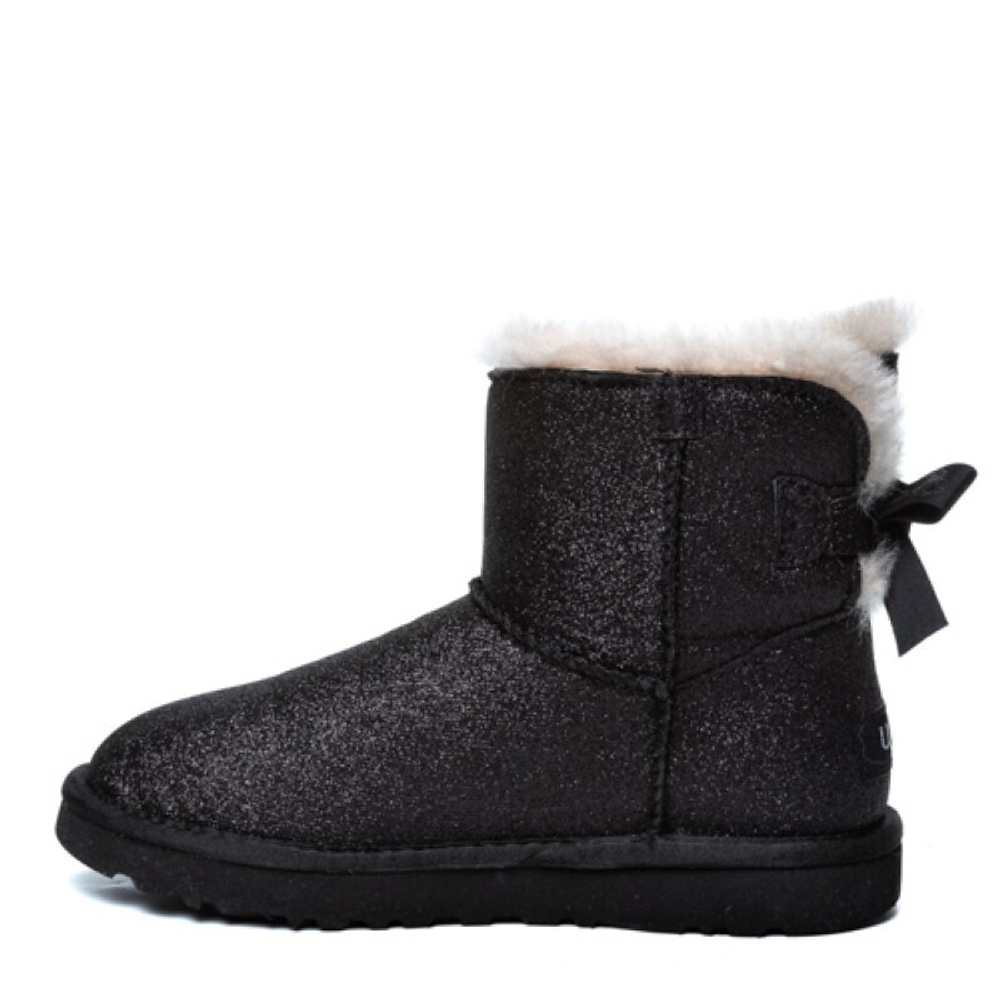 Угги Bailey Bow Mini Sparkle Boot Black