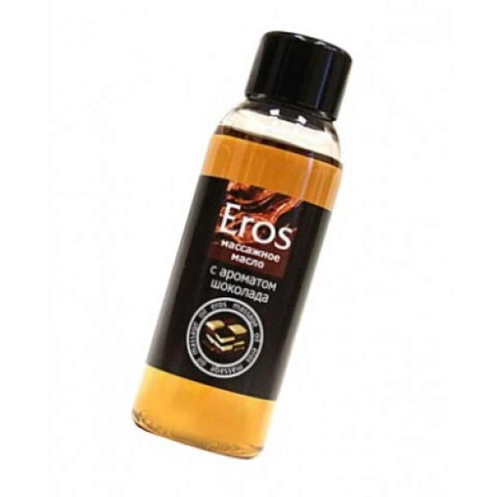 Масло массажное "EROS TASTY" с ароматом шоколада, флакон, 50 мл
