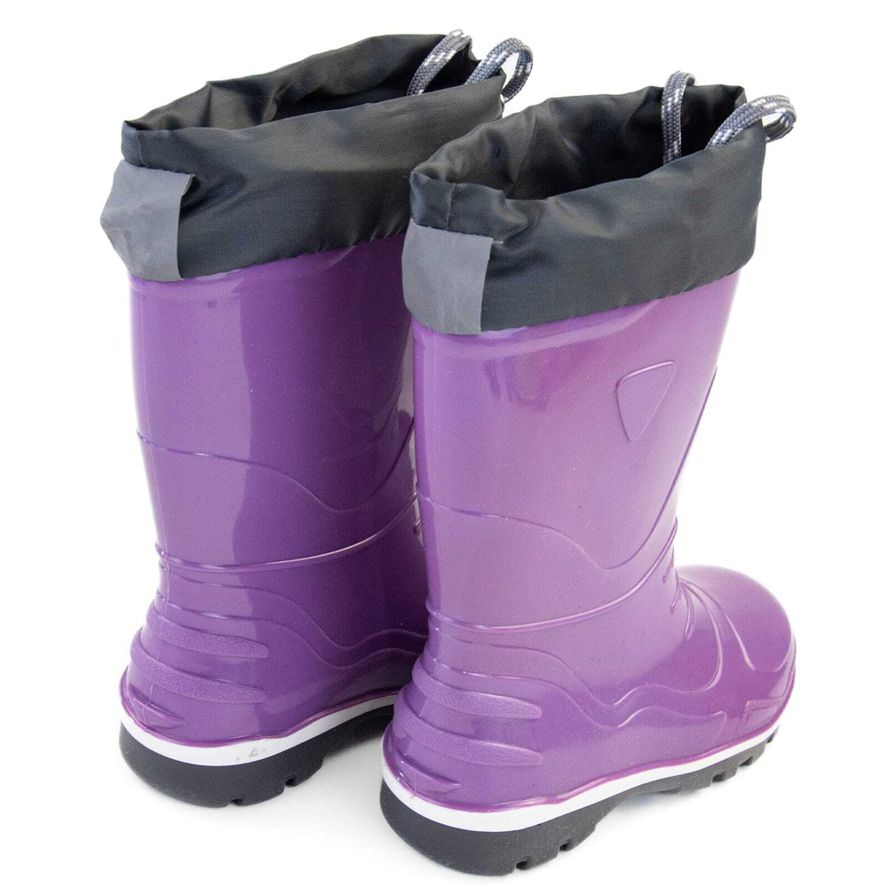 Сапоги ПВХ дошкольные Nordman Step, утепленные, с манжетой (Сиреневый)