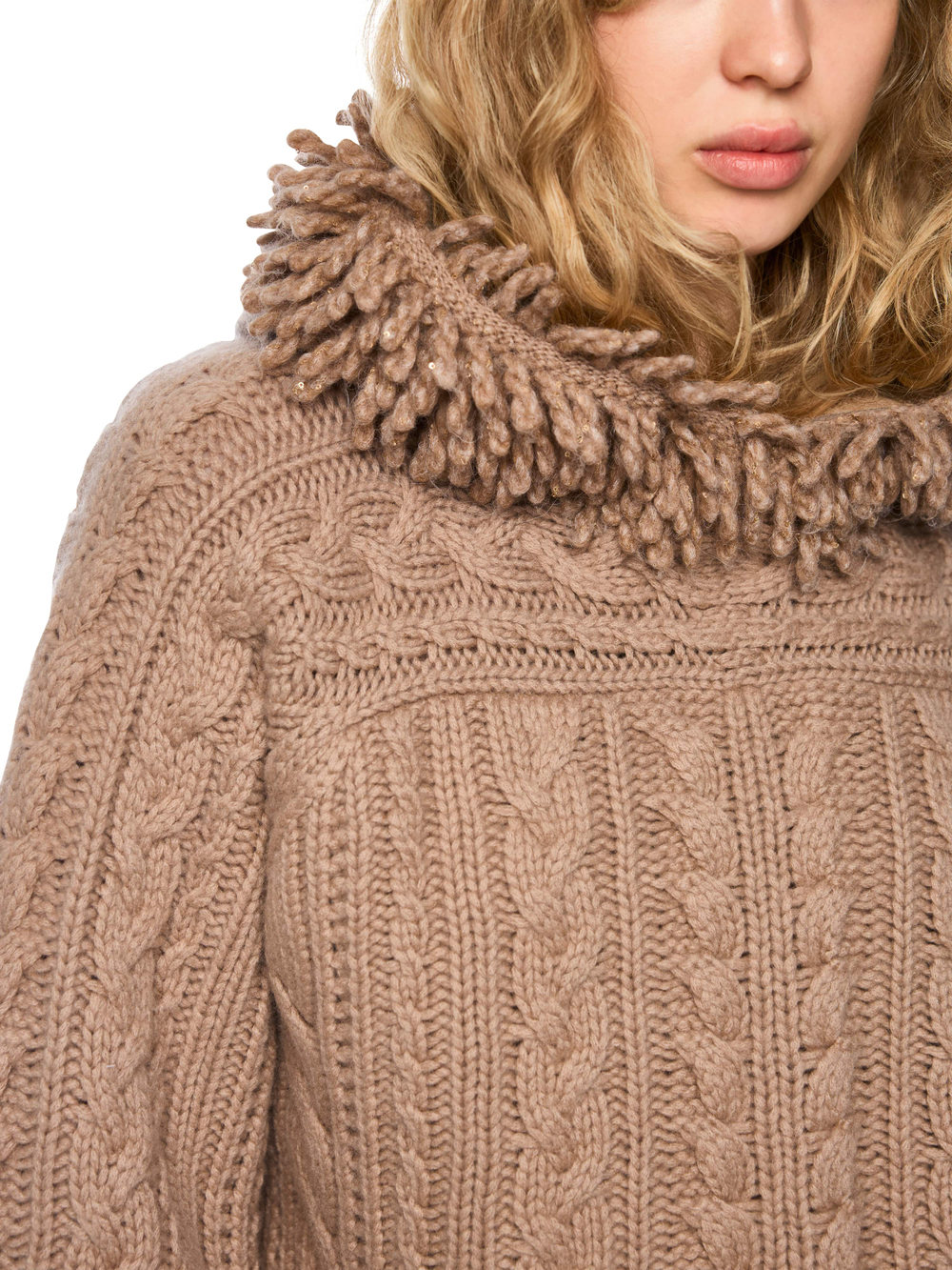 Свитер из шерсти и кашемира (Knitted in Germany)