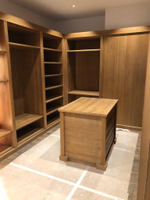 Комплект мебели для гардеробной из натурального дерева