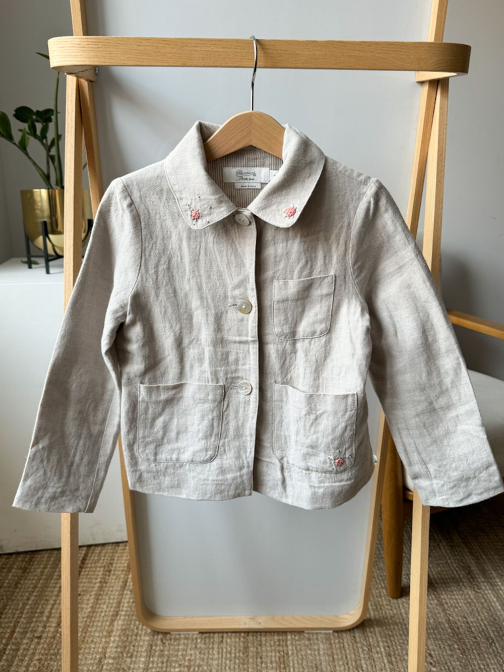 Жакет из хлопка и льна Bonpoint, 116