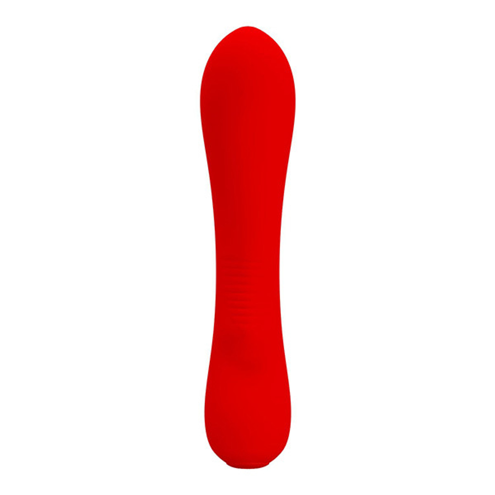 Красный изогнутый вибратор 19см Pretty Love Matt BI-014667-2