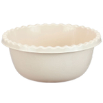 Миска 3л круглая, белый ротанг