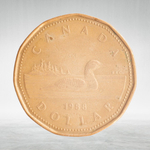 Canada, 1 Dollar, 1988 – Elizabeth II (Second Portrait), VF