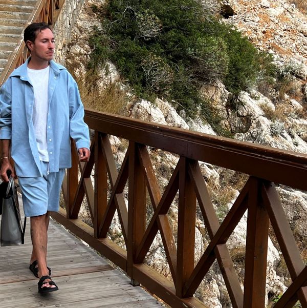 Шорты #4 Длинные Голубые - фото 8