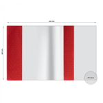 Обложка 227*450 мм, для дневников в твёрдом переплете и учебников, универсальная с цветным клапаном, Alingar, ПВХ, 110 мкм