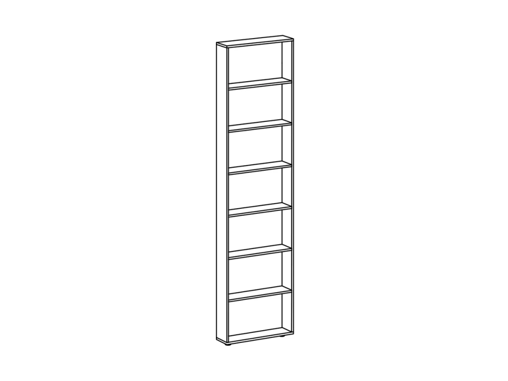 Стеллаж торцевой широкий Modus