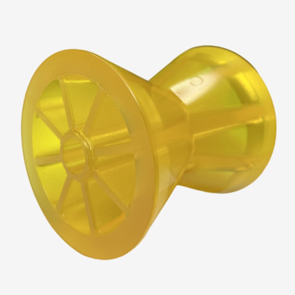 Ролик носовой L=95 мм D=87/54/14.5 мм PVC желтый KNOTT
