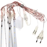 Гирлянда светодиодная 2,0 м*50 см 36 ламп LED «Тающая сосулька»,Теплый белый (8 трубок), 18 режимов