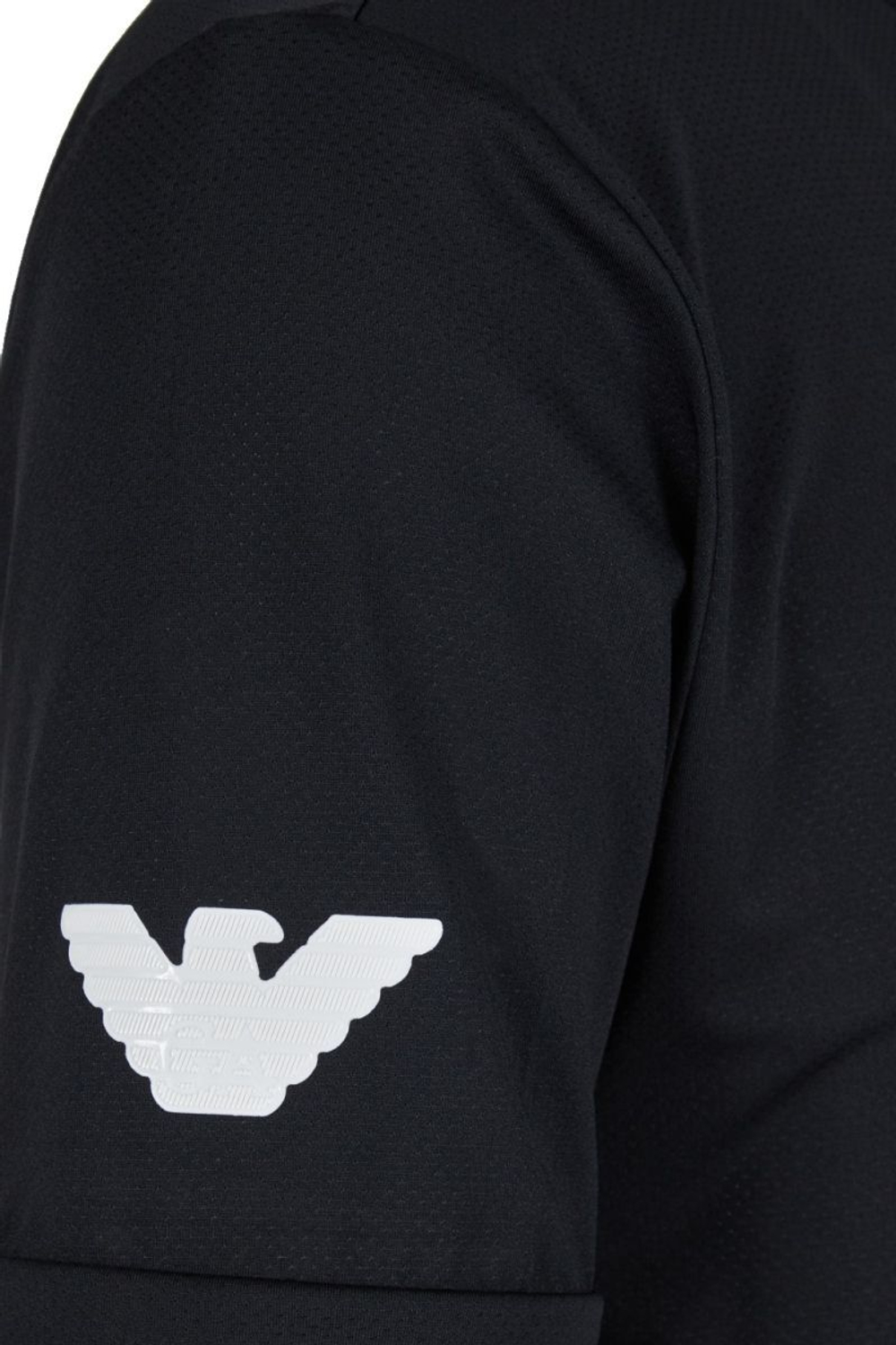 Теннисное поло EA7 Man Jersey Jumper - Black