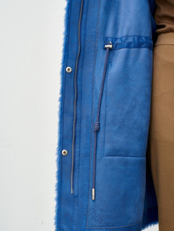 Шуба женская чебурашка тедди эко, SilverFox (арт. 1206)