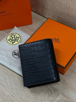 Кошелек Hermes из кожи крокодила