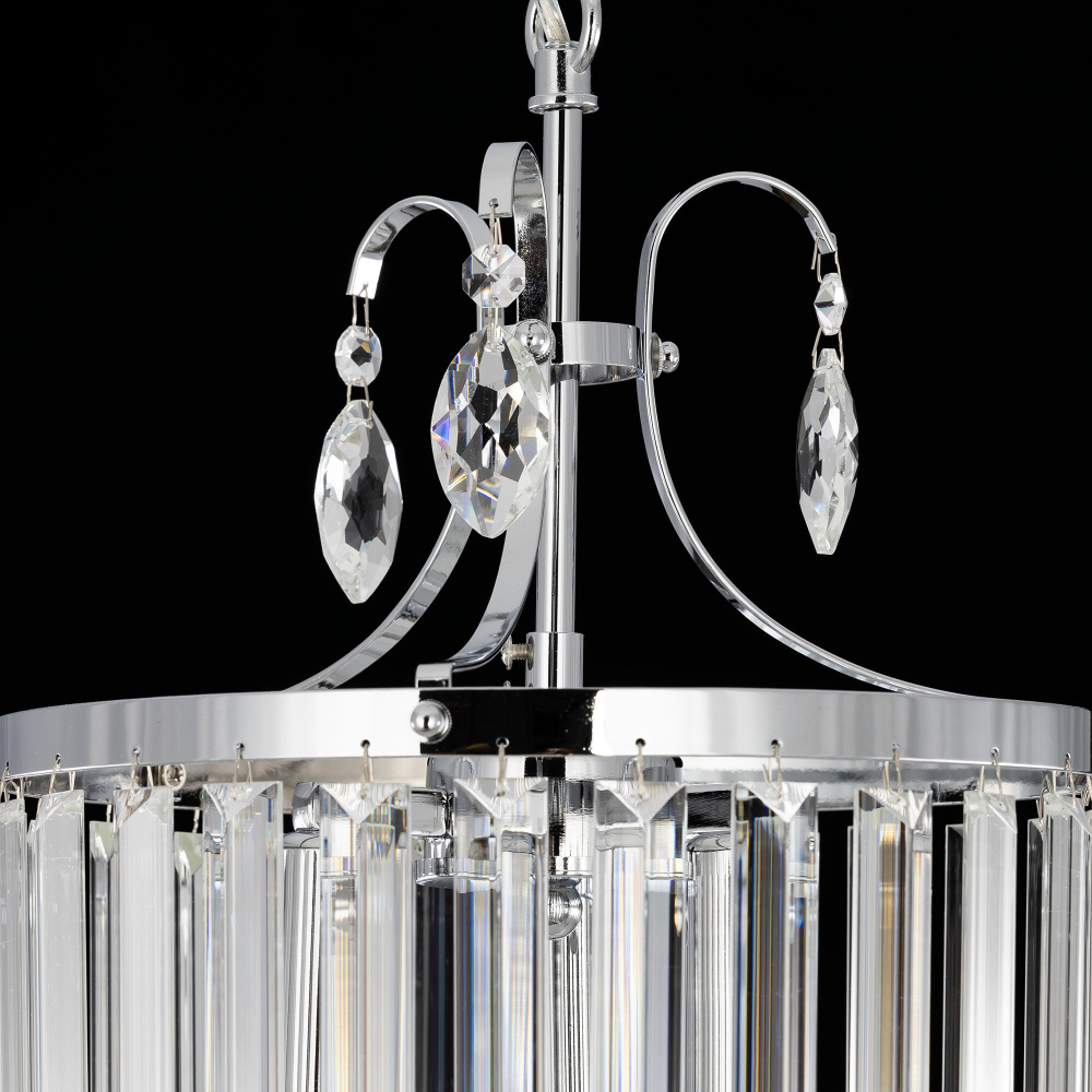 Citilux Инга CL335131 Люстра хрустальная подвесная Хром