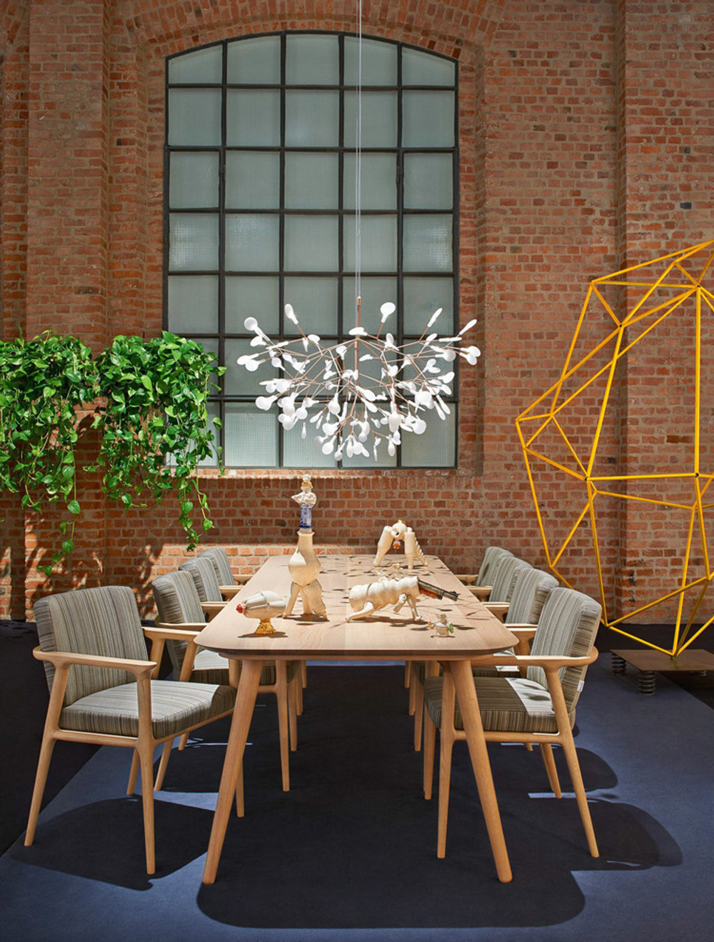 Pendant design lamp  Heracleum  Big O by Moooi (Brass,  D72)