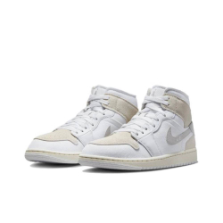 Nike Air Jordan 1 Mid SE Craft Inside Out White Grey