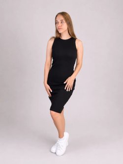 Платье лапша черное 40-44