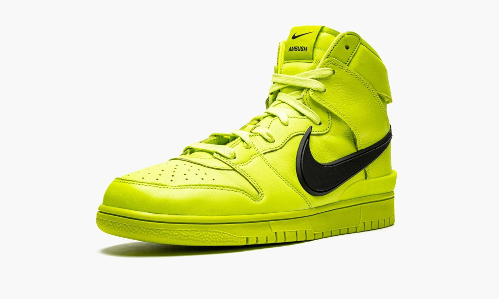 Nike Dunk High AMBUSH "Flash Lime"